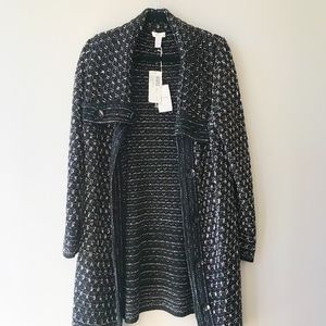 NWT Chico's Optic Texture Blair Sweater Coat